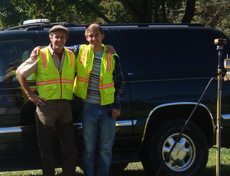 DeVon Henne and son, Aaron, Pennsylvania surveyors and land experts